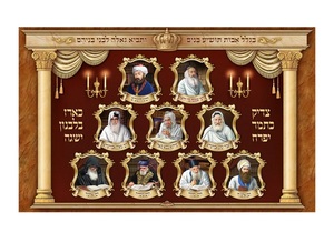 תמונת בד 100/160 רבנים