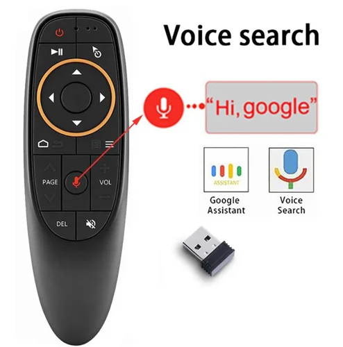 מעביר מצגות אלחוטי עם עכבר אוויר ושליטה קולית USB 2.4 GHz