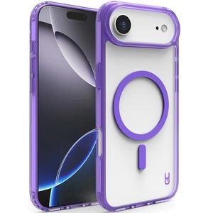 מגן כיסוי קשיח שקוף תומך MagSafe עבור Gripcase iPhone 17 Air