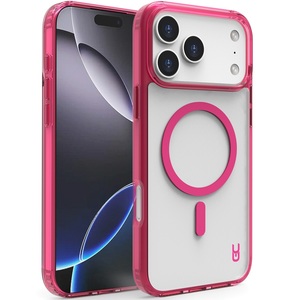 מגן כיסוי קשיח שקוף תומך MagSafe עבור Gripcase iPhone 17 Pro Max