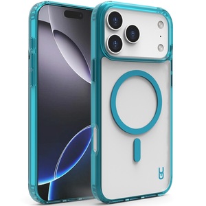 מגן כיסוי קשיח שקוף תומך MagSafe עבור Gripcase iPhone 17 Pro Max