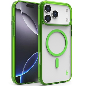מגן כיסוי קשיח שקוף תומך MagSafe עבור Gripcase iPhone 17 Pro Max