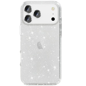 מגן כיסוי קשיח שקוף מנצנץ עבור Gripcase iPhone 17 Pro Max