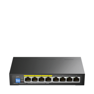 CUDY מתג שולחני 8 פורטים Gigabit PoE+ Switch 60W GS1008P 