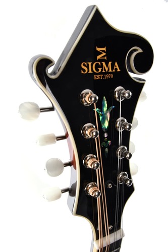מנדולינה + נרתיק SIGMA MA-6E F-Style Mandolin Solid Spruce Top Flamed Maple