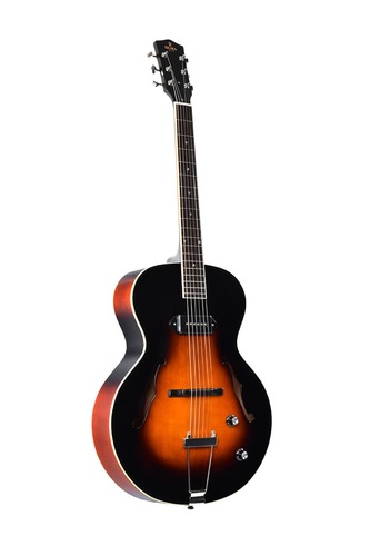 גיטרה נפח מוגברת + נרתיק SIGMA ATA-100E Solid Spruce top, maple b&s, P90 Neck Pickup