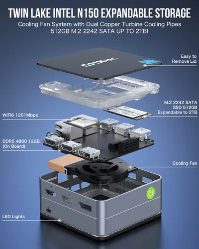 מחשב מיני NucBox G2 Plus