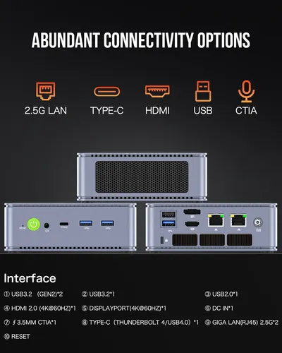 מחשב מיני - AMD NucBox K6