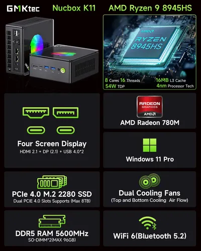 מחשב גיימינג מיני - AMD NucBox K11