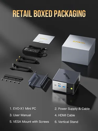 מחשב מיני - AMD NucBox EVO -X1 AI