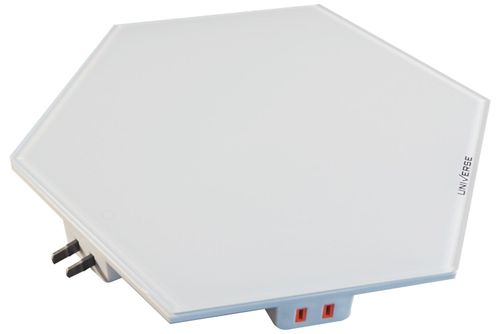 פלטה חשמלית לשבת יחיד UNIVERSE זכוכית מודולרית NRI-956 משני ללא כבל צבע שחור/ לבן