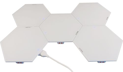 פלטה חשמלית לשבת יחיד UNIVERSE זכוכית מודולרית NRI-956 משני ללא כבל צבע שחור/ לבן