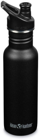 בקבוק מים נירוסטה שחור - KLEAN KANTEAN 532ML