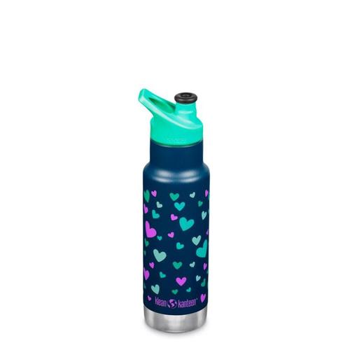 בקבוק ילדים מבודד לבבות - KLEAN KANTEAN 355ML 