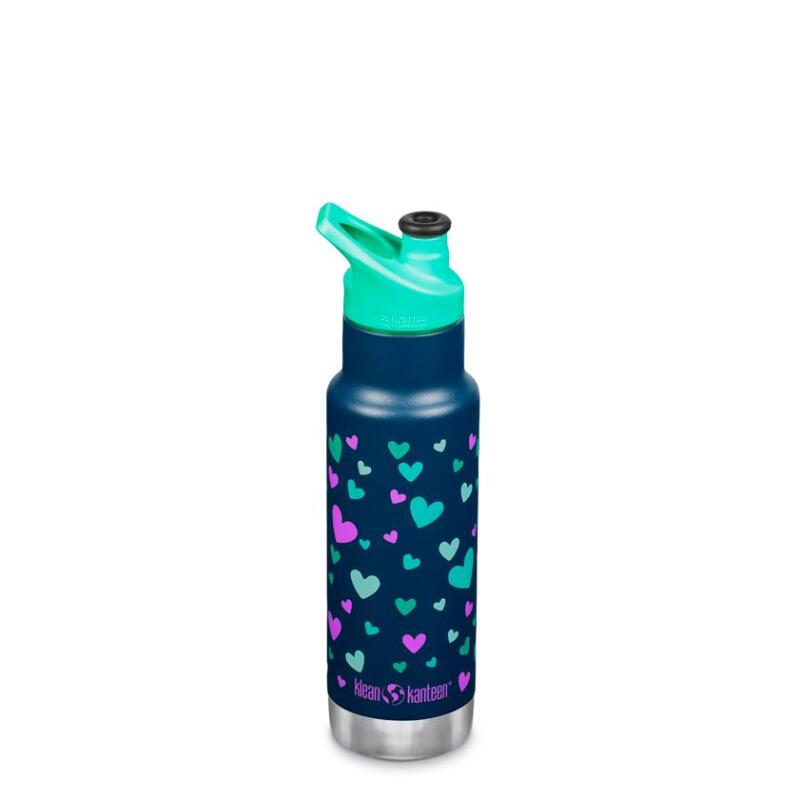 בקבוק ילדים מבודד לבבות - KLEAN KANTEAN 355ML