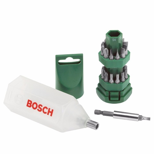 סט 25 ביטים + מוביל מגנטי BOSCH