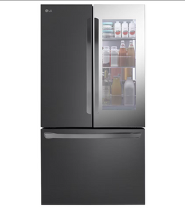 מקרר 3 דלתות מקפיא תחתון 750 ליטר LG GMZ765 נירוסטה מושחרת
