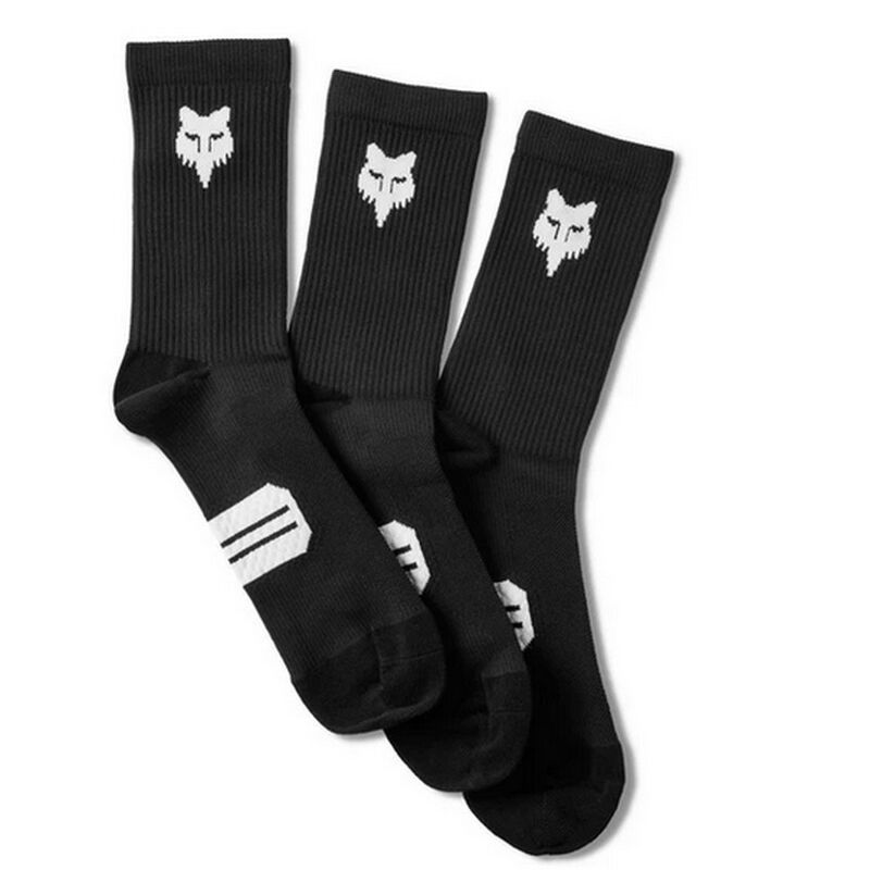מארז 3 זוגות גרבי רכיבה לאופניים 6" שחור - RANGER 6" SOCKS V24