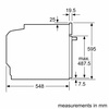 תנור בנוי 60 ס"מ BOSCH HBA534EB3 סדרה 4