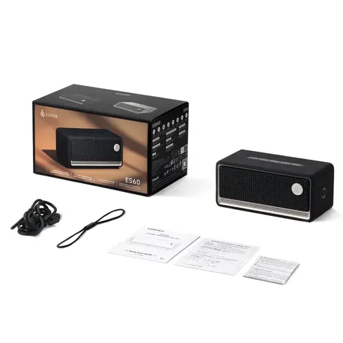 רמקול נייד Edifier ES60 - Portable Bluetooth Speaker Black EDF286010b