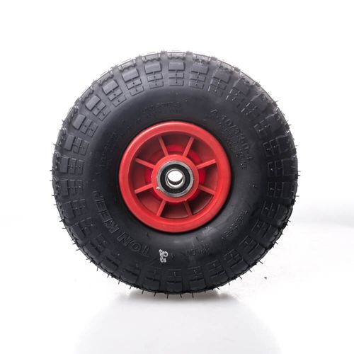 גלגל פניאומטי מקצועי 4.10/3.50-4, ציר 16 נבה אקסצנטרית 56 מ