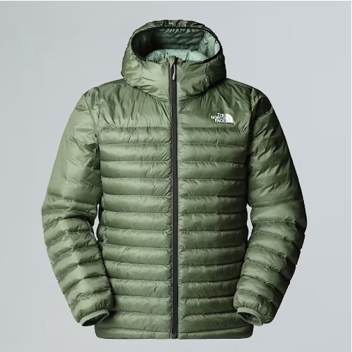 מעיל פוך סינתטי לגברים Terra Peak Hooded Jacket Bark Mist