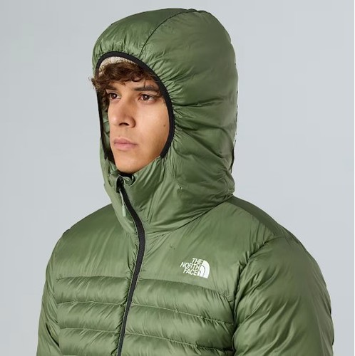 מעיל פוך סינתטי לגברים Terra Peak Hooded Jacket Bark Mist