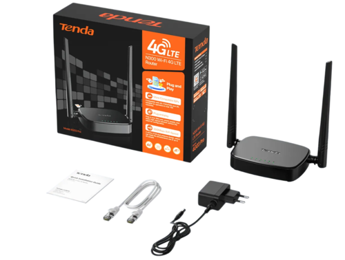 נתב 4G עם Wi-Fi יציב ותמיכה בכרטיס Tenda 4G03 Pro - SIM 