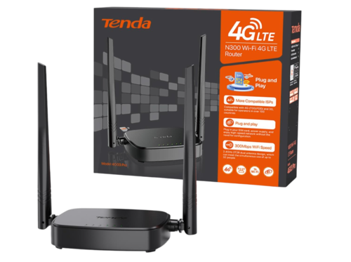 נתב 4G עם Wi-Fi יציב ותמיכה בכרטיס Tenda 4G03 Pro - SIM 