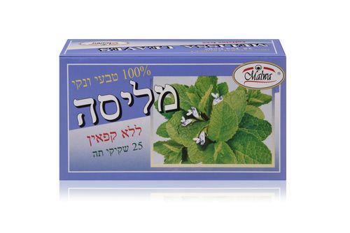 תה מליסה ללא קפאין מלווה