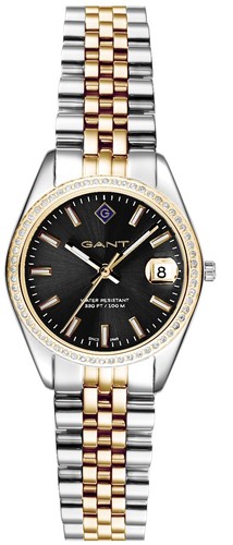 GANT G181106 Sussex Mini משובץ אבנים נשים חדש 