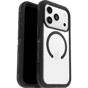 כיסוי שקוף מסגרת שחורה OtterBox Defender XT Pro Iphone 17 Pro (תומך MagSafe)