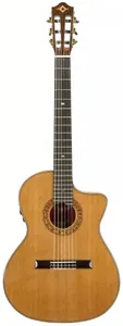 גיטרה קלאסית מוגברת Martinez MP-14 מהגוני