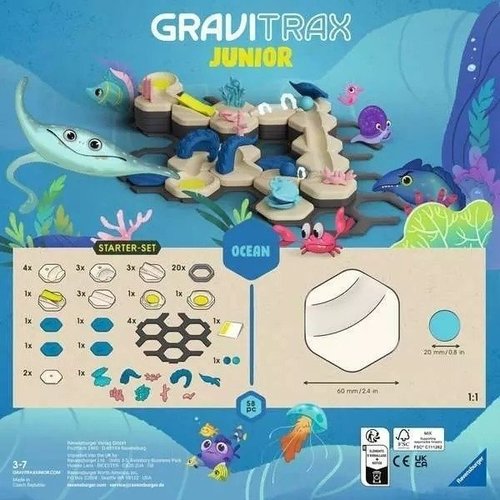 ערכת מסלול גולות אינטראקטיבית Gravitrax Junior Ocean 