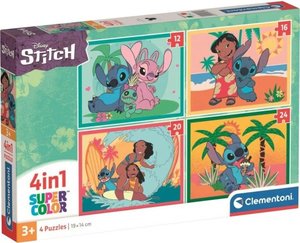 מארז 4 פאזלים בגדלים שונים - סטיץ