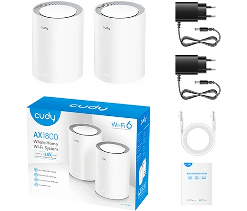 מגדיל טווח זוג CUDY MESH AX1800