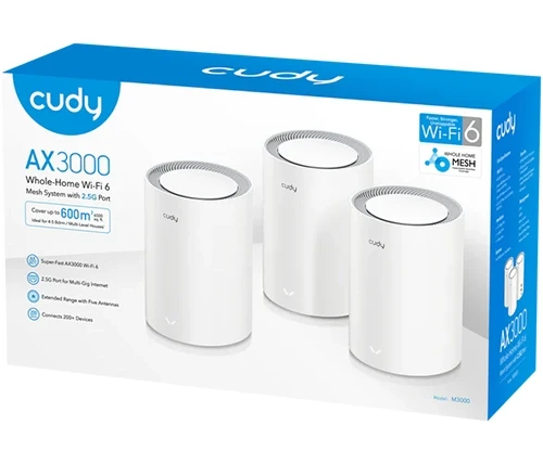 מגדיל טווח טריפל CUDY MESH AX1800