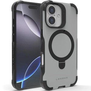 מגן כיסוי קשיח תומך MagSafe עבור Gripcase iPhone 17