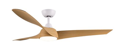 מאוורר תקרה ביתי עץ בהיר - SmartAir Vento 56