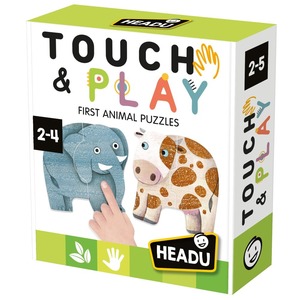 משש ושחק! מארז 8 פאזלים ראשונים חיות מבית HEADU
