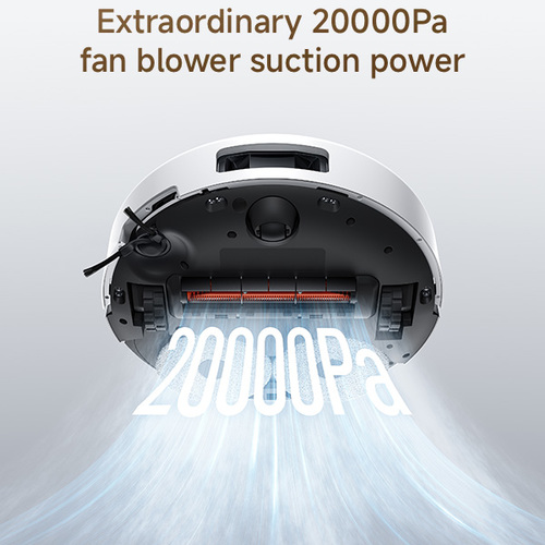 שואב אבק שוטף רובוטי דגם Xiaomi Robot Vacuum 5 בצבע לבן 