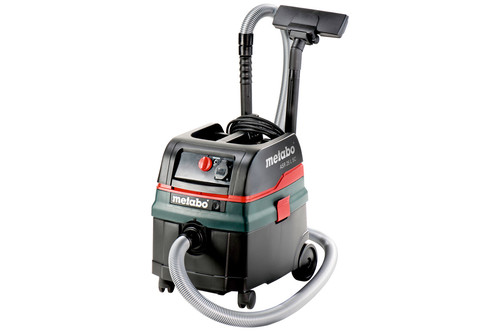 שואב אבק תעשייתי רטוב/ יבש חובט METABO ASR 25 LSC