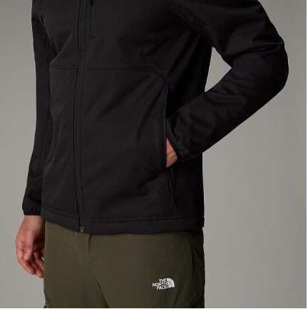 מעיל סופטשל לגברים QUEST HOODED SOFTSHELL JACKET Tnf Black-Npf