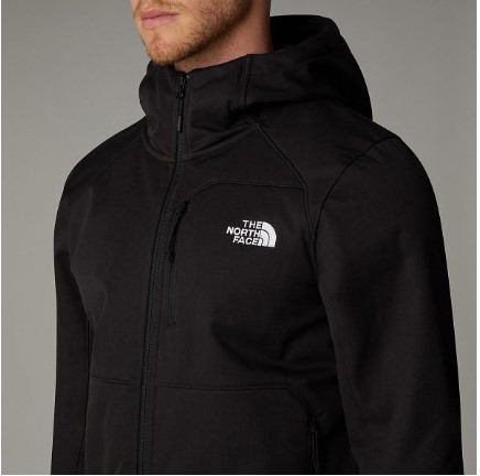 מעיל סופטשל לגברים QUEST HOODED SOFTSHELL JACKET Tnf Black-Npf