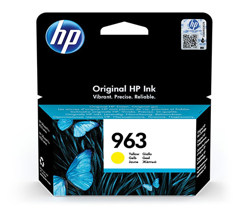 ראש דיו צהוב מקורי HP 963 3JA25AE