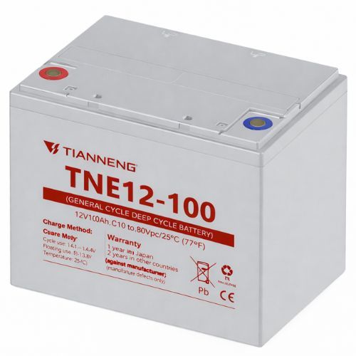 מצבר ג'ל פריקה עמוקה - TNE 12V 100Ah