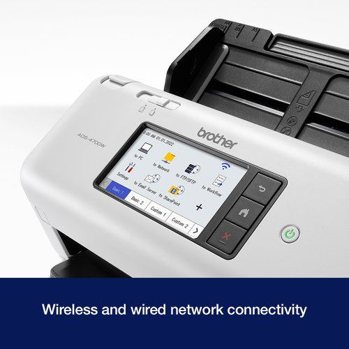 סורק רשת אלחוטי Brother ADS-4700W Wireless