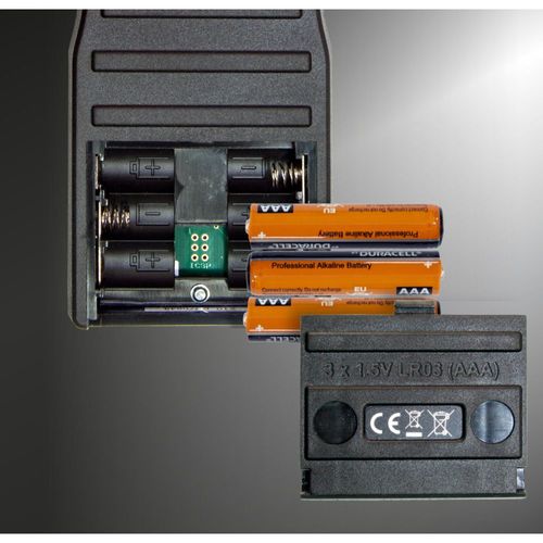 סמן קידוח מקצועי LASERLINER Center Scanner Plus 075.300A - מערכת משדר ומקלט לאיתור מדויק של נקודות כניסה ויציאה בקידוח קירות ותקרות