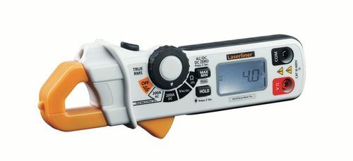 צבת מדידת זרם LASERLINER MultiClamp-Meter 083.040A - מכשיר מדידה מקצועי עם תצוגה דיגיטלית וגלאי מתח ללא מגע לחשמלאים