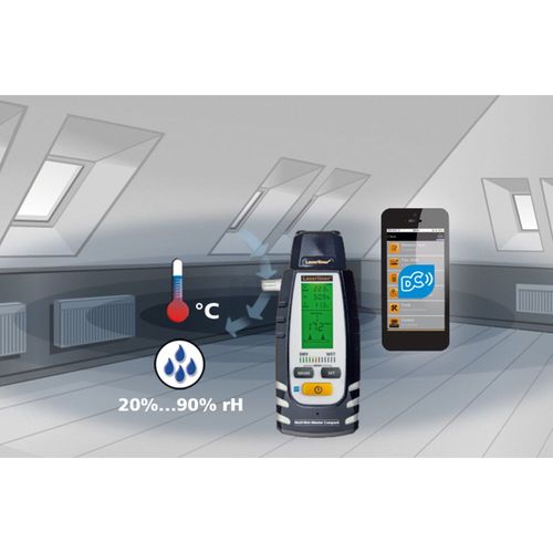 מד לחות מקצועי LASERLINER Multi Wet Master Compact Plus מק